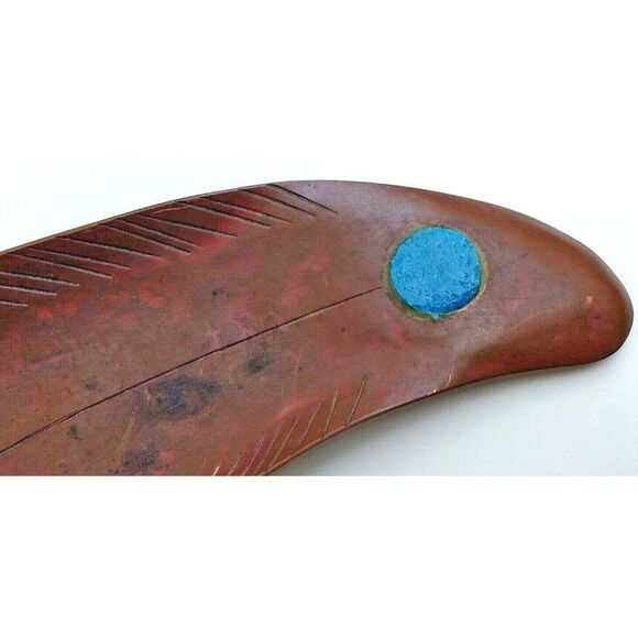 Beautiful Oswaldo Guayasamín Mid-Century Handmade Copper Ecuador Fish Sculpture - Picture 4 of 7